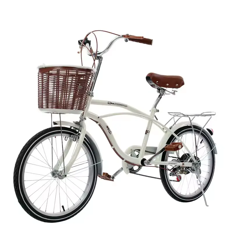 2024 classic bicicleta para muje ladies city bike with basket fashional beautiful lady's cycle for sale