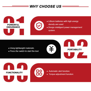 Destornillador inalámbrico de impacto sin escobillas <span class=keywords><strong>con</strong></span> batería de litio de corona de mano personalizado destornillador eléctrico sin escobillas <span class=keywords><strong>con</strong></span> <span class=keywords><strong>luz</strong></span> LED - Product Image 5