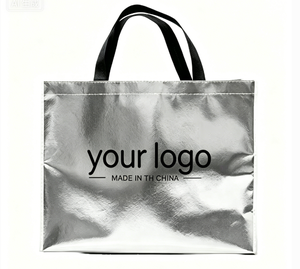 ถุงผ้าช้อปปิ้งสีทองสวยงาม ใช้ซ้ำได้ - Product Image 3