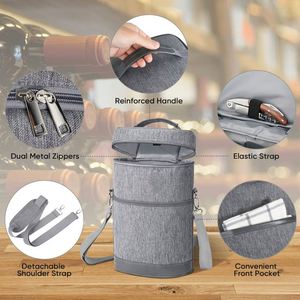Bolsa de Vino Impermeable de Gran Capacidad con Logotipo Personalizado, Venta Caliente de Fábrica BSCI, Altamente Recomendada - Product Image 4