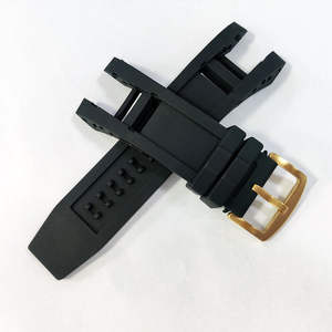 32 mm Sport-Uhrenarmband aus atmungsaktivem Gummi mit goldener Schnalle für Subaka <span class=keywords><strong>Noma</strong></span> IV 4-6575 6576 6584 6585 6586 - Product Image 3