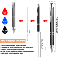 Stylo à Bille Métallique Promotionnel Pas Cher Gravé au Laser Personnalisé avec Logo sur Mesure pour Affaires