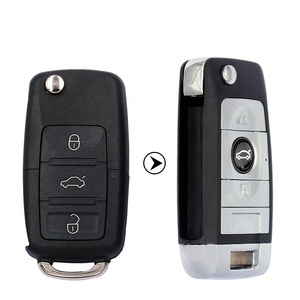 Cũ Volkswagen sửa đổi cuộn-royce phong cách thông minh vỏ chìa khóa với 3 nút ABS vật liệu gấp thay thế chính - Product Image 1