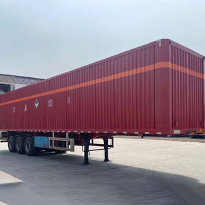Semirremolque Contenedor de Carga de 50 Toneladas con Apertura de Alas Tipo Furgón Hidráulico de 3/4 Ejes, el Más Vendido - Product Image 5