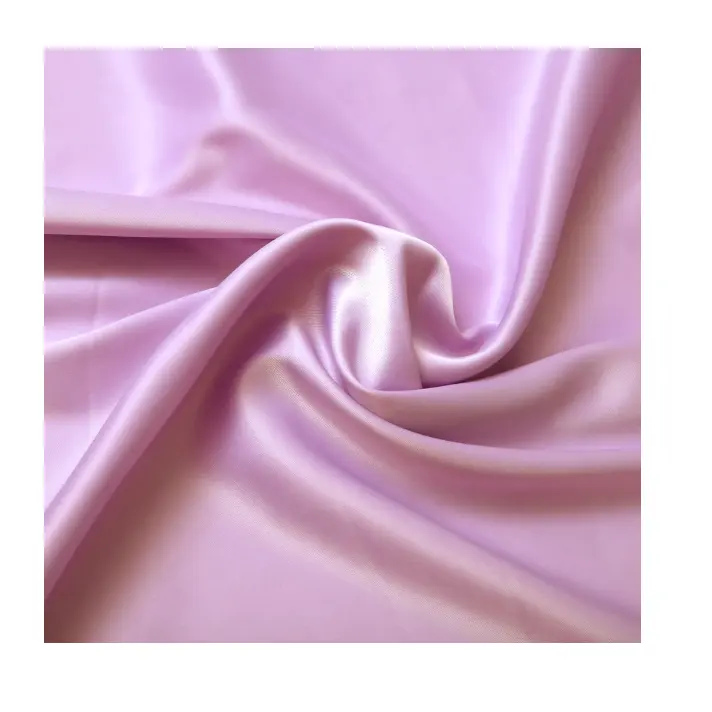 2022 Hot Sale Satin Plain Dyed 95GSM Spandex Shiny and Matte Satin For Lady's Dress