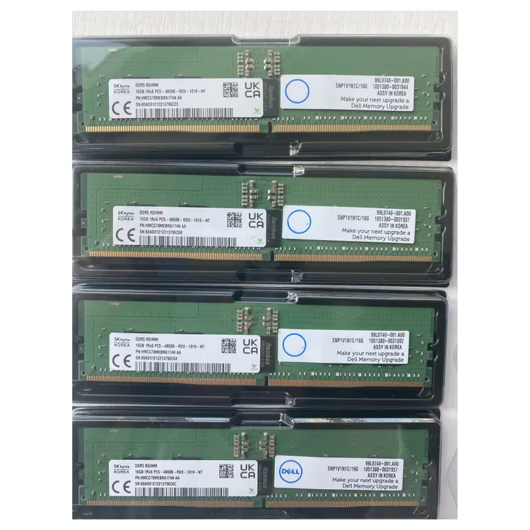 オリジナルサーバーram 4800mhz 32gb ram ddr5 Server RDIMM Memory ddr5 32gb ram Memory Module