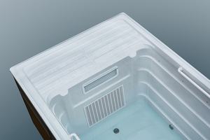 Piscina de acrílico de 5,9 m, de acero inoxidable bañera de hidromasaje, jacuzzi para exteriores con <span class=keywords><strong>cama</strong></span> de sol, iluminación colorida - Product Image 2