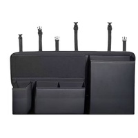 Sac de rangement universel de luxe en cuir grande capacité pour coffre de voiture et dossier de siège avec boîte organisatrice multifonction