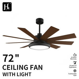 <b>Modern</b> 8 Double Sided Wood Blade Decorative Led <b>Light</b> Remote Control DC <b>Ceiling</b> <b>Fan</b> <b>with</b> <b>Light</b> - Product Image 2