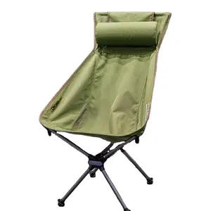 Strandstoel Liggend Opvouwbare Campingstoelen Hoge Rugleuning Maanstoel Voor Kamperen Buiten Stapelbare Stoelen