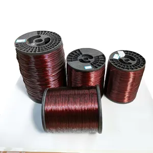 Insulated Wire for Transformer ISO9001 Rohs 180 Class Polyurethane Enamelled Aluminum Cartoon Provided Solid Overhead 30% TT