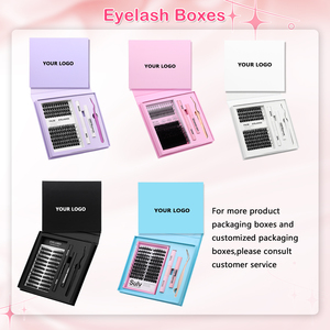 Eyelash Cluster Wholesale <strong>Individual</strong> <strong>Lashes</strong> <strong>Lash</strong> <strong>Glue</strong> and Remover Fluffy <strong>Lash</strong> Cluster Kit Wholesale Custom logo - Product Image 2