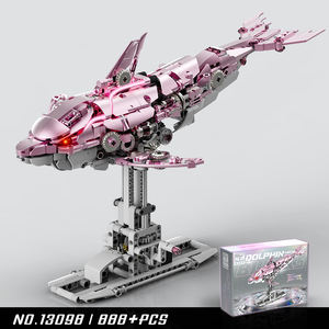 Juego de Bloques de Construcción Educativos para Niños, Bloques de Construcción Mecánicos de Cibernauta Delfín, Modelo de Rompecabezas de Ladrillos, Juguete de Plástico al por Mayor MJ 13098 - Product Image 2