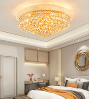 Contemporain Hôtel Chambre Salon Intérieur Lumière Décoration Surface Monté Rond Moderne Led projection Plafonnier