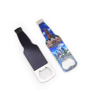 High Quality Wholesale Sublimation Bottle Magnets <b>Fridge</b> Magnet With Beer Opener - Product Image 4