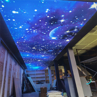 Jazz Pop Plafond Plafon Étoiles Pvc Décorations Maison Panneaux 3d Boîte de Nuit Éclairage Dynamique RVB Plafond Designs