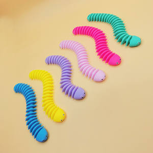 <span class=keywords><strong>Gusano</strong></span> de simulación de descompresión TPR, cuerda de pescado elástica, fideos, juguete para regalo - Product Image 4