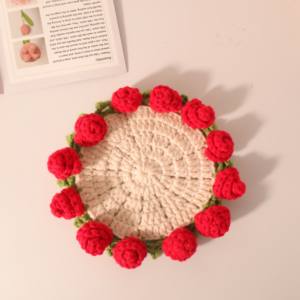 Offre Spéciale au crochet Lotus fleur caboteur usine directe bonne chance boule forme nouvel an cadeau pour colocataires - Product Image 6