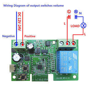Módulo de controlador de iluminación inteligente Ewelink WIFI/Bluetooth, módulo de interruptores de <span class=keywords><strong>Control</strong></span> remoto, compatible con Alexa, Google Home, 1 unidad - Product Image 4