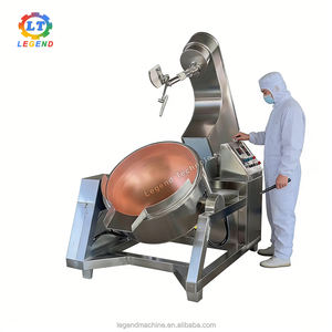 Machine à confiserie commerciale Legned, cuivre pur, grande capacité, agitation automatique, chaudière à décharge inclinée, 380V pour le caramel - Product Image 2