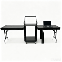 Estuche de Transporte con Ruedas Desmontable de 14U para Montaje en Rack, IP67 Impermeable, para Amplificador, 2 Puertas Fusionables, Cierres de Seguridad, 2 DJ, OEM/ODM