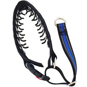 <span class=keywords><strong>Collar</strong></span> de perro personalizado de acero inoxidable 306 de liberación rápida con punta de pellizco de estrangulación desmontable para equipo de estimulación de entrenamiento de mascotas - Product Image 3