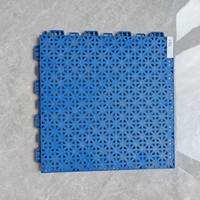 Dalles de sol sportives en PP emboîtables de qualité supérieure, texture antidérapante pour terrasse de toit, zone repas, usage extérieur avec drainage