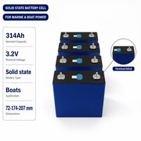Cellule de batterie au lithium solide prismatique 314Ah 3.2V haute capacité pour usage en stockage de bateaux électriques marins – Vente en gros