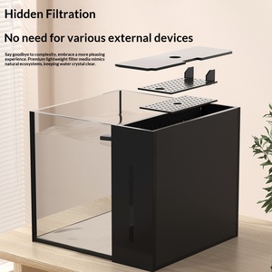 Acuario Ecológico con Filtración de Plantas Naturales y Equilibrio Biológico para el Hogar - Product Image 3