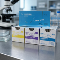 Accessoires médicaux, sutures microchirurgicales mixtes non résorbables en nylon et soie