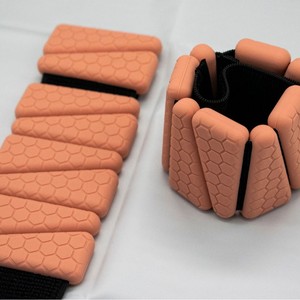 Factory New <strong>2</strong> <strong>Pound</strong> Silicone Ankle &amp; Wrist <strong>Exercise</strong> Bands Same Color Resistance Bands Customizable Logo <strong>Weighted</strong> Loss Bracelet - Product Image 1