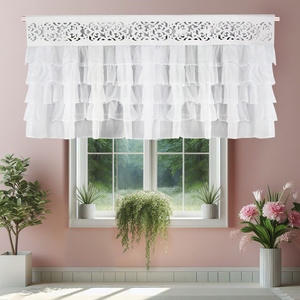 Châu Âu ánh sáng sang trọng loạt UV kháng mỏng gạc rèm, 1 mảnh, 200*100cm, được sử dụng cho phòng ngủ, phòng khách, nhà bếp - Product Image 2