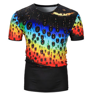 เสื้อยืดออกกำลังกายแขนสั้นแบบไร้ตะเข็บสำหรับผู้ชาย ขายส่ง - Product Image 6