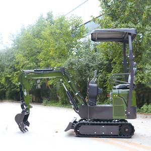 Mini-excavatrice compacte de 1 tonne, petite pelle sur chenilles pour travaux de paysagisme, d'agriculture et de construction - Product Image 3