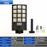 Lámpara Solar LED Inteligente para Exteriores con Control Remoto, Impermeable, con Sensor de Movimiento e Iluminación Trilateral