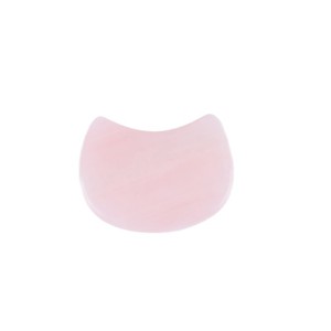 Forme de croissant Guasha Jade Quartz Rose naturel Gua Sha pierre corps utilisation outil de <span class=keywords><strong>grattage</strong></span> conception personnalisée - Product Image 5