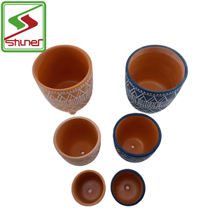 Contenitore di <span class=keywords><strong>piante</strong></span> rotonde <span class=keywords><strong>in</strong></span> <span class=keywords><strong>ceramica</strong></span> succulenta fioriera di <span class=keywords><strong>piante</strong></span> <span class=keywords><strong>in</strong></span> Terracotta vasi per la decorazione del giardino di casa - Product Image 4