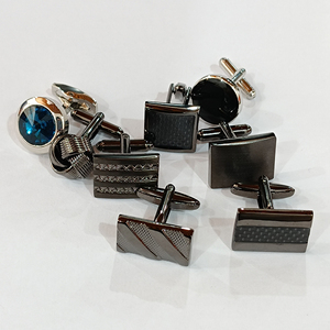 Trung Quốc Nhà sản xuất tùy chỉnh men's Fancy mặt Hàng quà tặng sang trọng Brass bán buôn kim loại số lượng lớn tùy chỉnh người đàn ông Khuy măng sét <span class=keywords><strong>Tie</strong></span> <span class=keywords><strong>Clips</strong></span> - Product Image 4