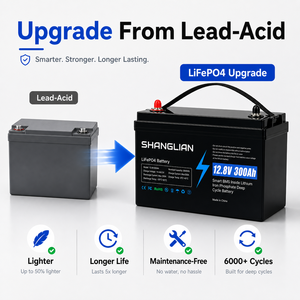 Batería LiFePO4 de 12.8V 300Ah, Batería de Iones de Litio de Ciclo Profundo, 6000 Ciclos, IP65, para Almacenamiento Solar, Embarcaciones, Autocaravanas, Stock en la UE, 3 Años de Garantía - Product Image 5