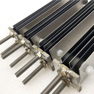 Plaque d'anode en titane Gr1 MMO pour ioniseur de <span class=keywords><strong>piscine</strong></span>, électrode en titane revêtue de ruthénium iridium pour traitement électrolytique de l'eau sur mesure - Product Image 6