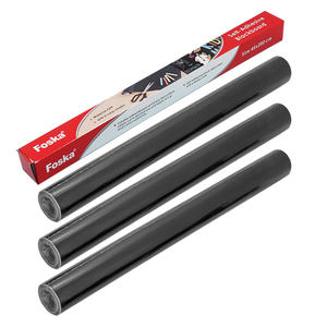 FOSKA-<span class=keywords><strong>Tableau</strong></span> <span class=keywords><strong>noir</strong></span> auto-adhésif pour l'école avec 5 craies colorées, facile à éplucher et amovible, sans résidus et repositionnable - Product Image 6