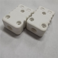 Prise céramique haute fréquence électrique 95% AL2O3 bloc porcelaine alumine connecteur de borne en céramique