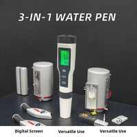 Testeur multifonction 3-en-1 en plastique pour eau potable (pH, TDS, température) – Prise en charge OEM et ODM
