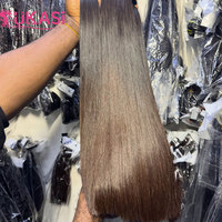 Extensions de cheveux Yaki lisses en gros, livraison rapide, qualité 10A 12A 15A, lots de cheveux Yaki bruts alignés avec les cuticules