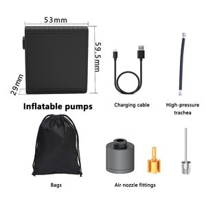 Electric Mini Air Pump Black Portable Fast Inflate for Basketball Tire Single Cylinder <b>Inflatable</b> Pump - Product Image 6