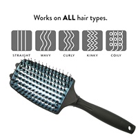 Plaque de revêtement en céramique, brosse à cheveux, poils de sanglier mélangés en nylon, vente en gros, pièces