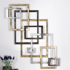 Floral fantaisie métal mur Art en fer forgé fleur tenture murale salon mode maison ornements créatif mur artisanat - Product Image 6