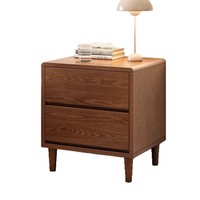 Armoire de chevet dans la chambre à coucher avec tiroirs Table de chevet en bois Armoire de chevet en bois
