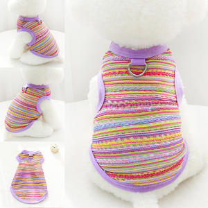 Vêtements tricotés pour chiens printemps/été, débardeur ajouré pour Teddy, Schnauzer, Bobi, fabrication usine - Product Image 3