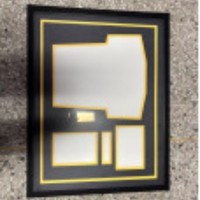 Cadre de présentation de maillots personnalisé OEM ODM, boîte à effets de ombre murale en gros pour la maison, la cave des hommes, le bar sportif, la salle des trophées, marque privée
